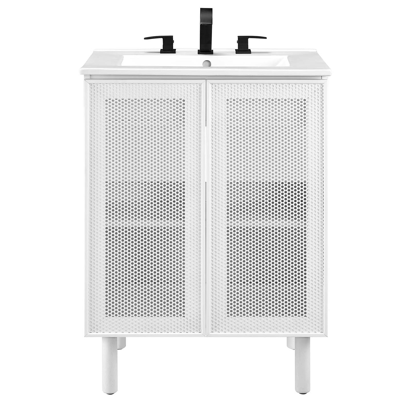 Calla 24" Perforated Metal Bathroom Vanity By Modway - EEI-6677 | Bathroom Accessories | Modishstore - 18