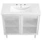 Calla 36" Perforated Metal Bathroom Vanity By Modway - EEI-6678 | Bathroom Accessories | Modishstore - 16
