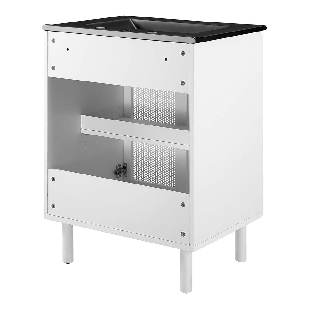 Calla 24" Perforated Metal Bathroom Vanity By Modway - EEI-6679 | Bathroom Accessories | Modishstore - 5