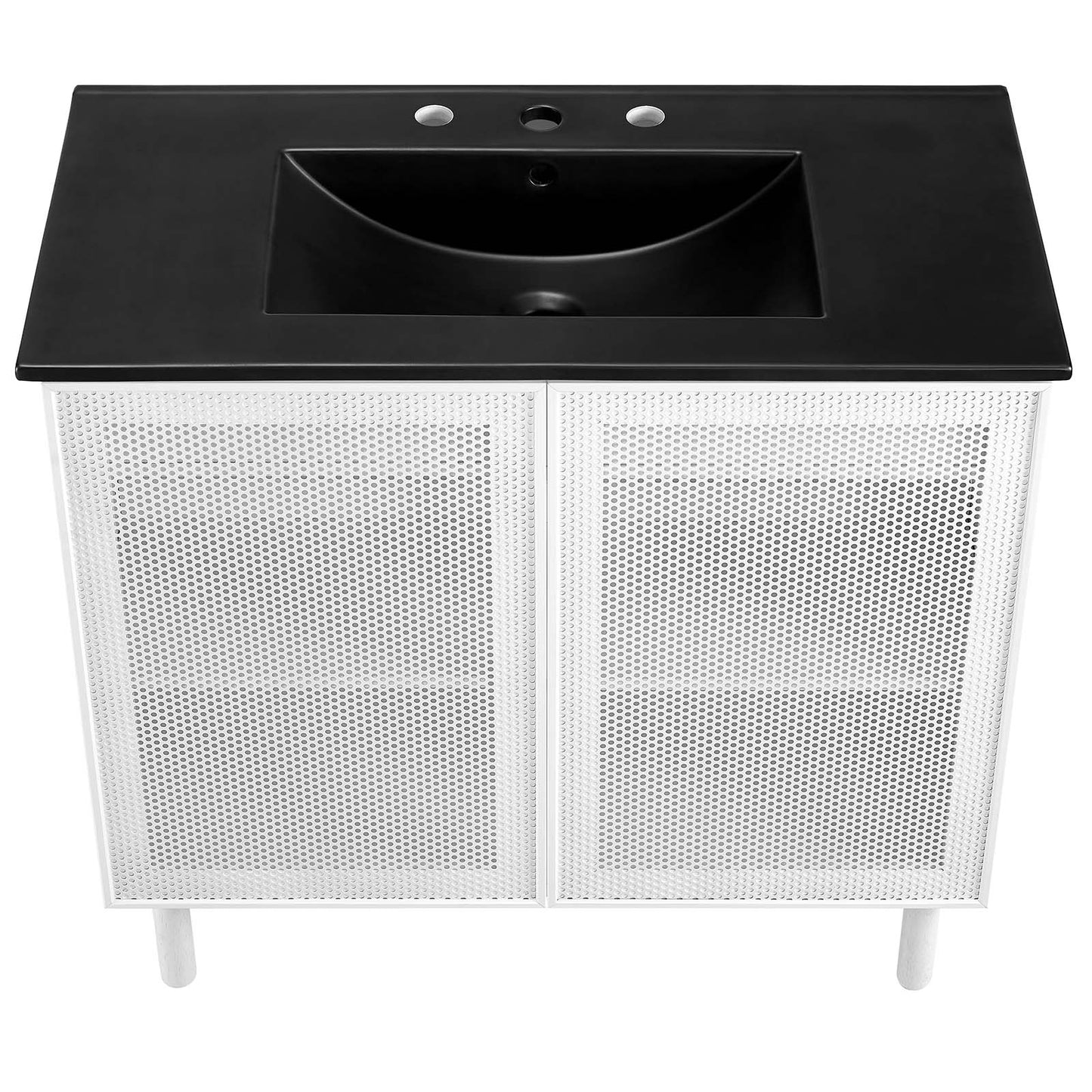 Calla 36" Perforated Metal Bathroom Vanity By Modway - EEI-6680 | Bathroom Accessories | Modishstore - 6