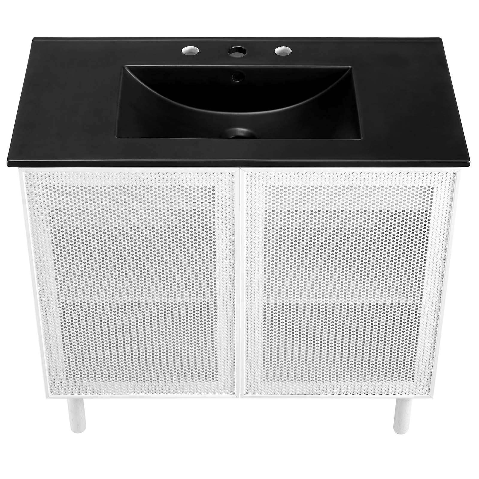 Calla 36" Perforated Metal Bathroom Vanity By Modway - EEI-6680 | Bathroom Accessories | Modishstore - 6