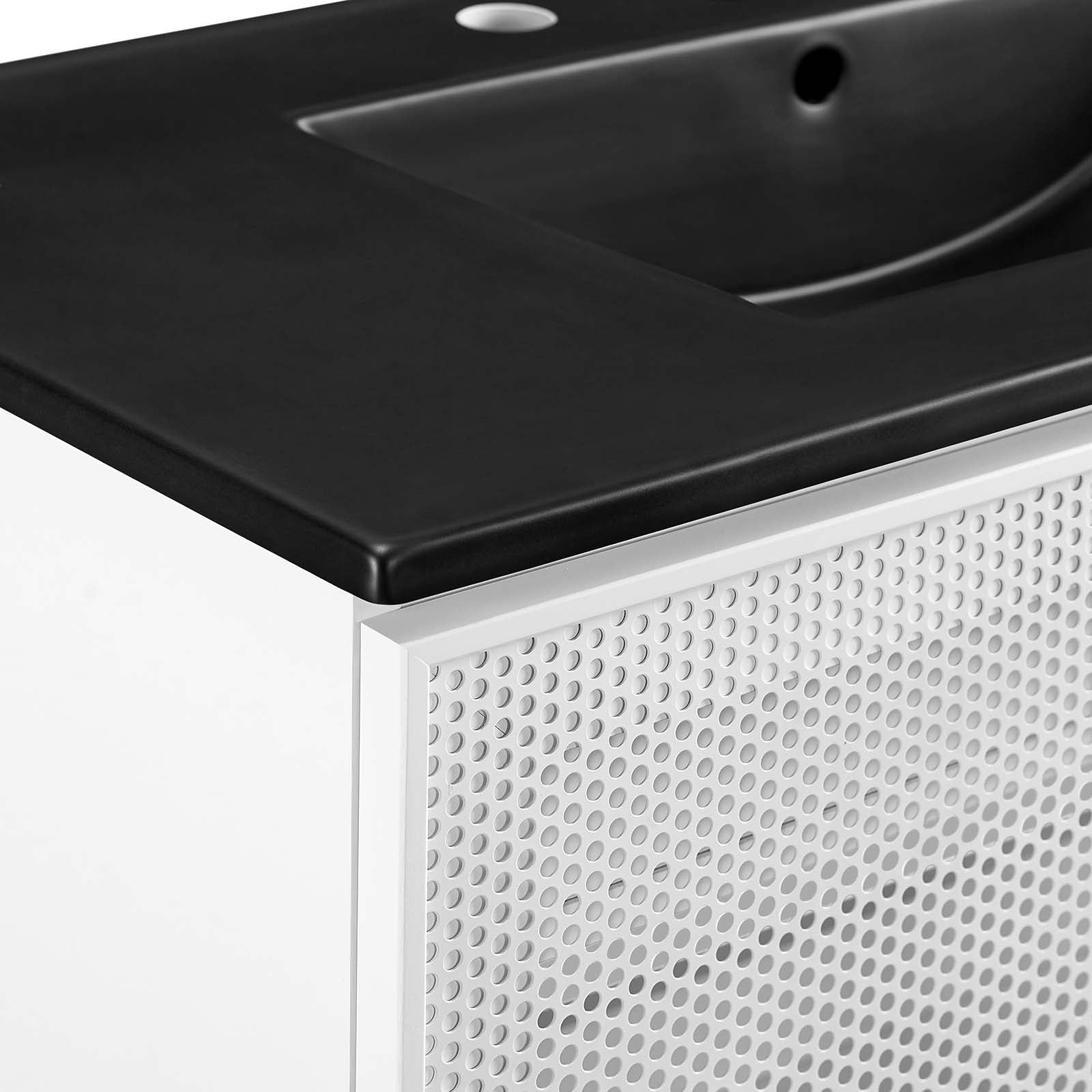 Calla 36" Perforated Metal Bathroom Vanity By Modway - EEI-6680 | Bathroom Accessories | Modishstore - 7