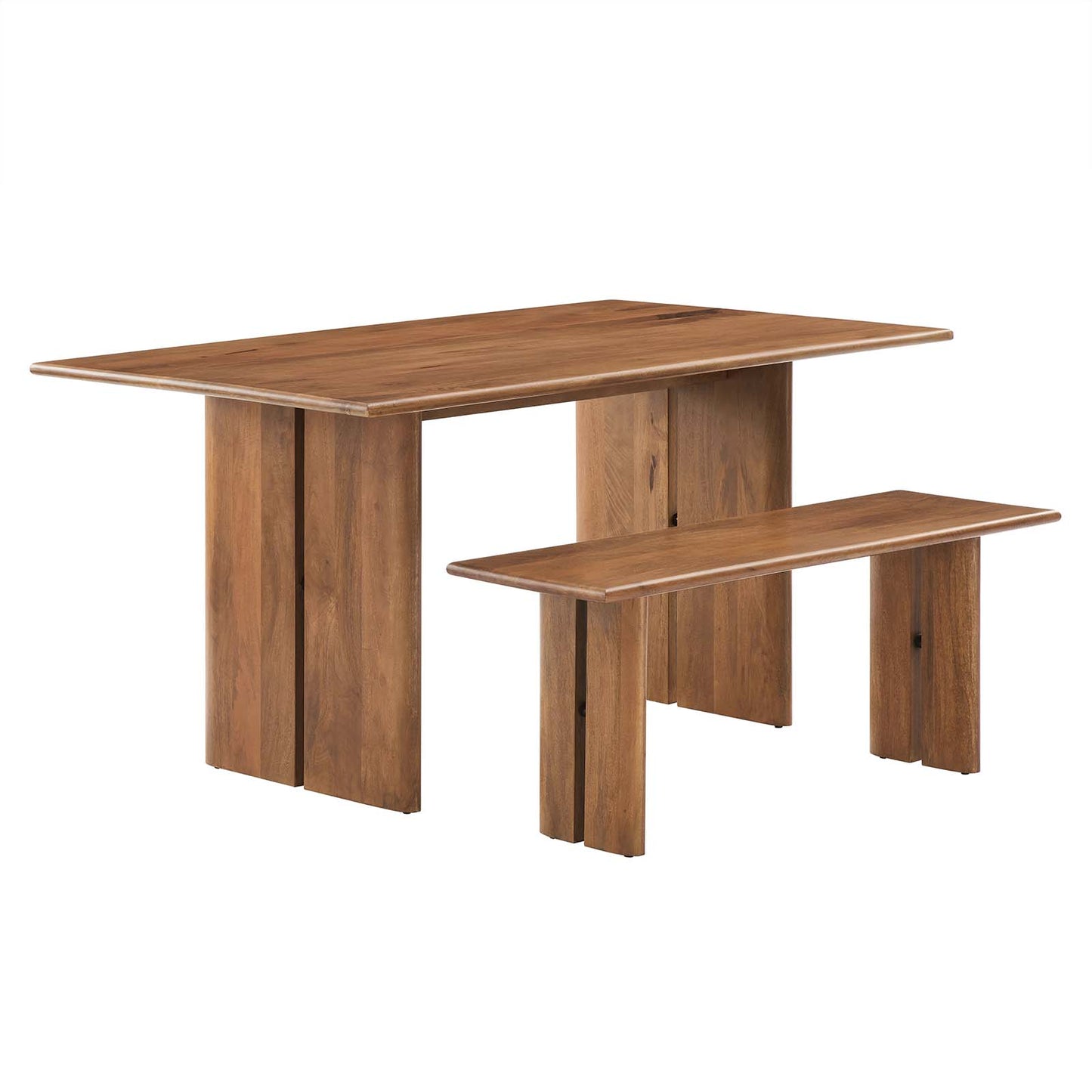 Amistad 60" Wood Dining Table and Bench Set By Modway - EEI-6690 | Dining Sets | Modishstore - 8