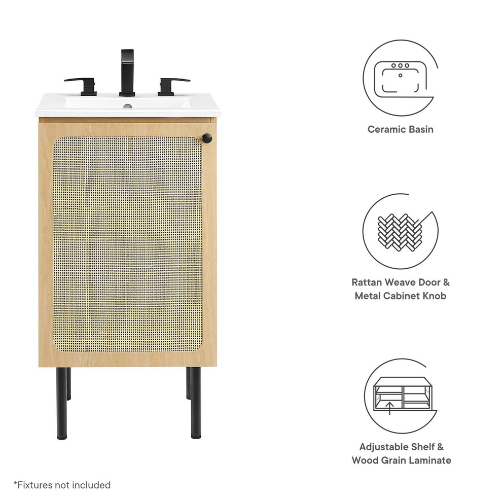 Chaucer 18" Bathroom Vanity By Modway - EEI-6691 | Bathroom Accessories | Modishstore - 27