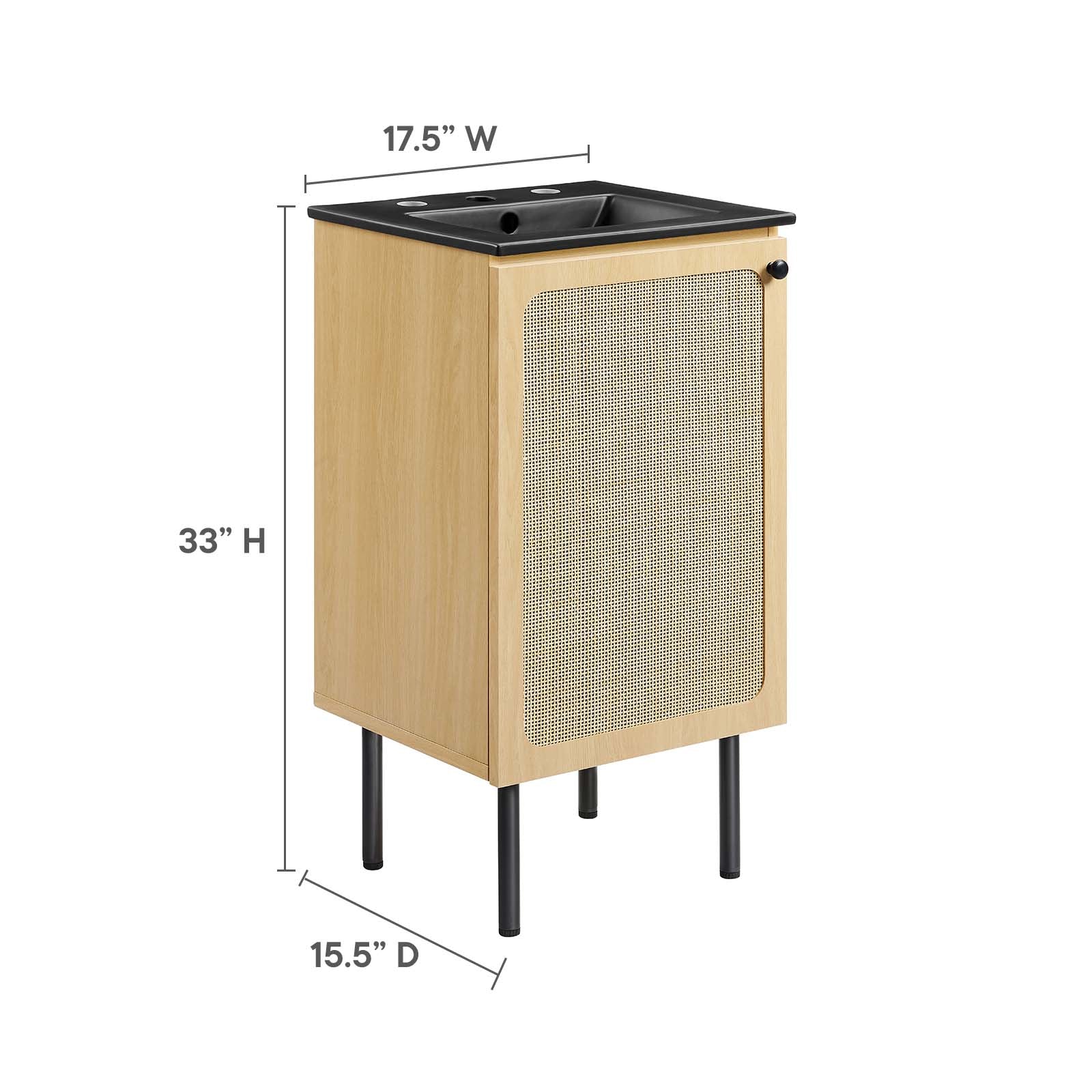 Chaucer 18" Bathroom Vanity By Modway - EEI-6692 | Bathroom Accessories | Modishstore - 26