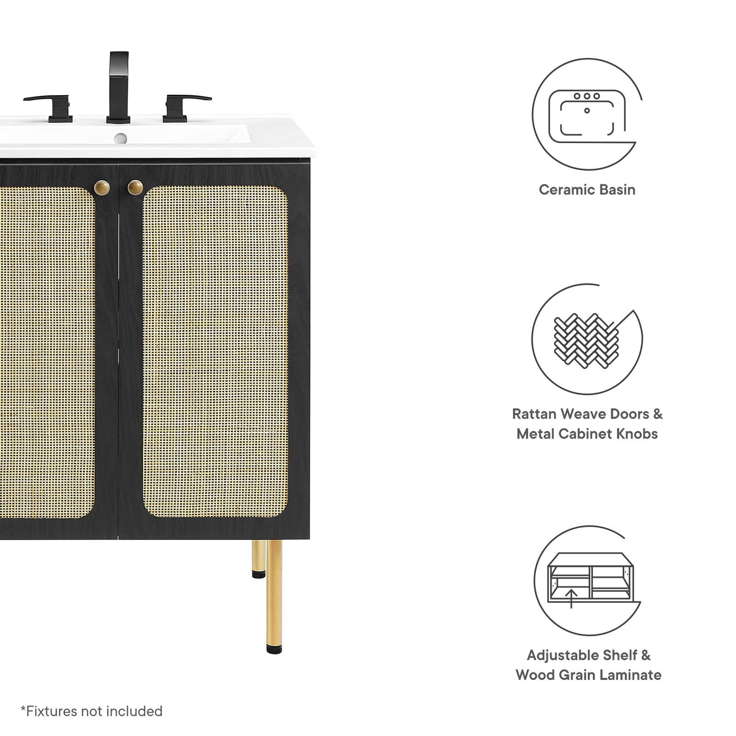 Chaucer 24" Bathroom Vanity By Modway - EEI-6693 | Bathroom Accessories | Modishstore - 13