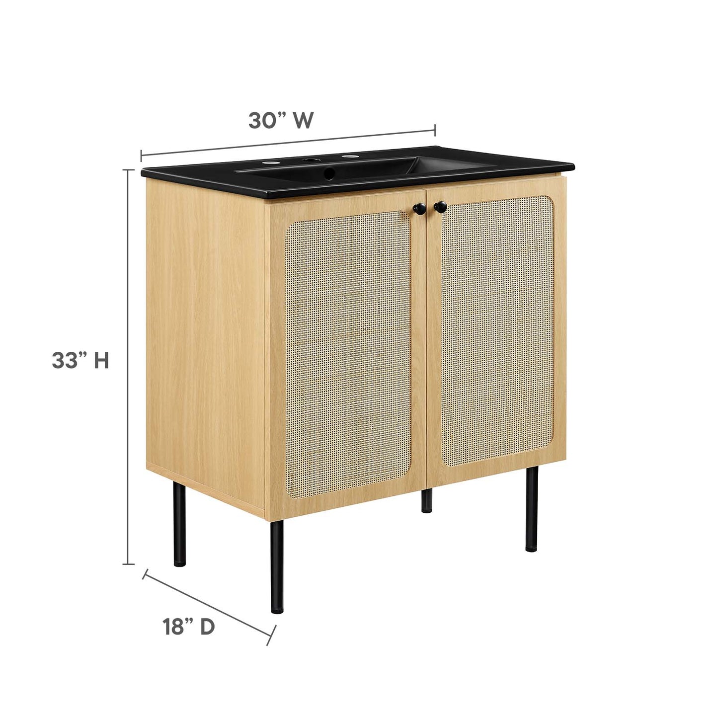 Chaucer 30" Bathroom Vanity By Modway - EEI-6696 | Bathroom Accessories | Modishstore - 26