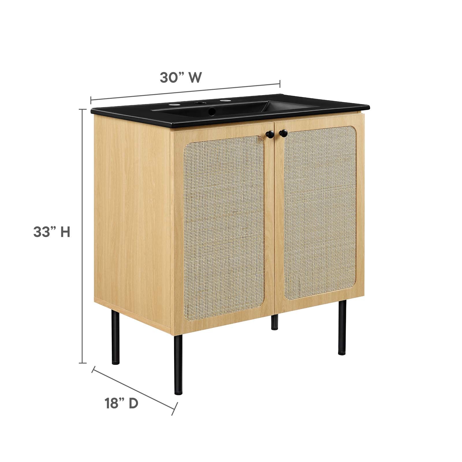 Chaucer 30" Bathroom Vanity By Modway - EEI-6696 | Bathroom Accessories | Modishstore - 26