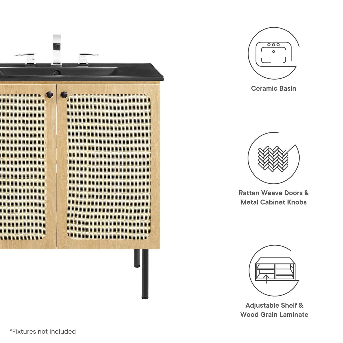 Chaucer 30" Bathroom Vanity By Modway - EEI-6696 | Bathroom Accessories | Modishstore - 27