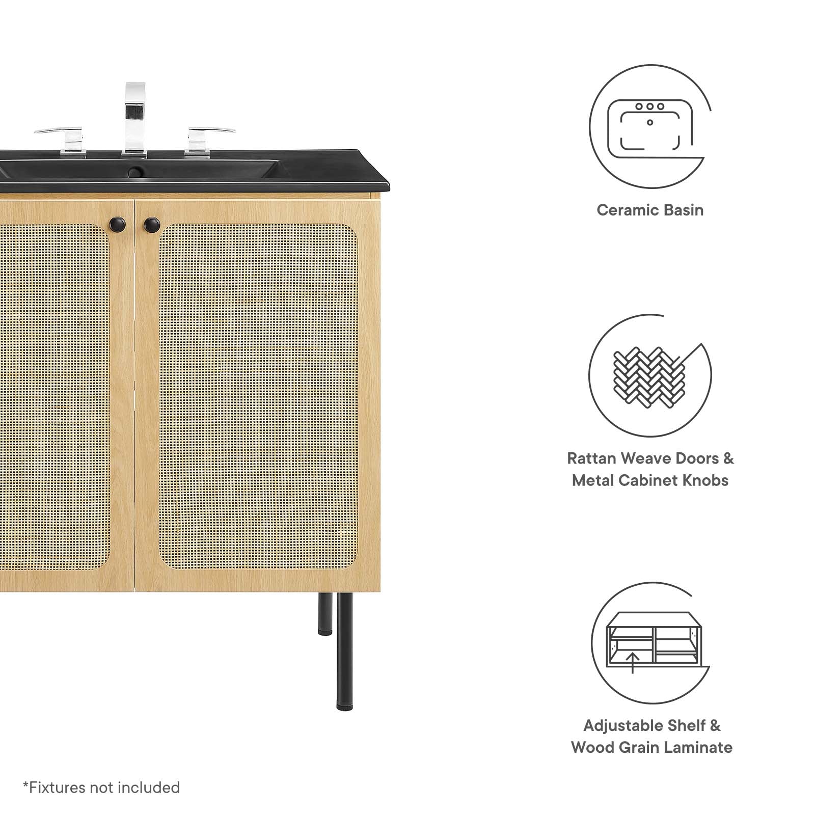 Chaucer 30" Bathroom Vanity By Modway - EEI-6696 | Bathroom Accessories | Modishstore - 27
