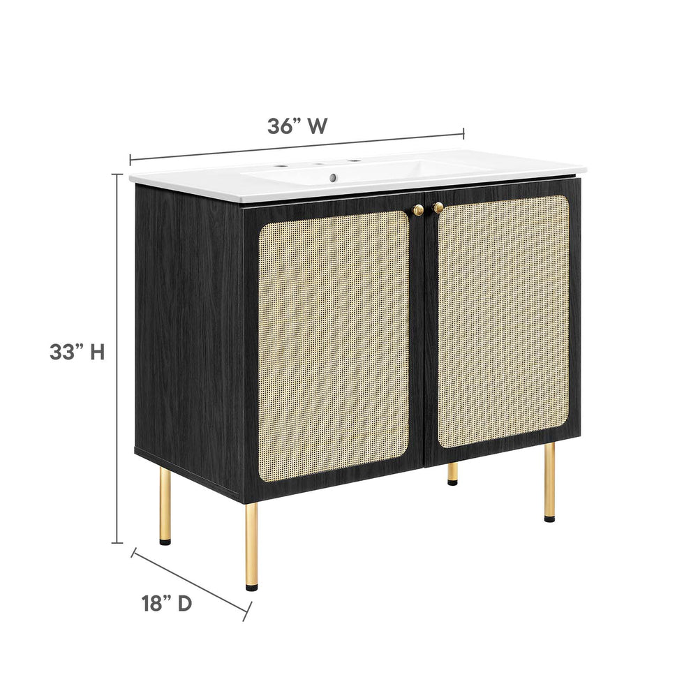 Chaucer 36" Bathroom Vanity By Modway - EEI-6697 | Bathroom Accessories | Modishstore - 12
