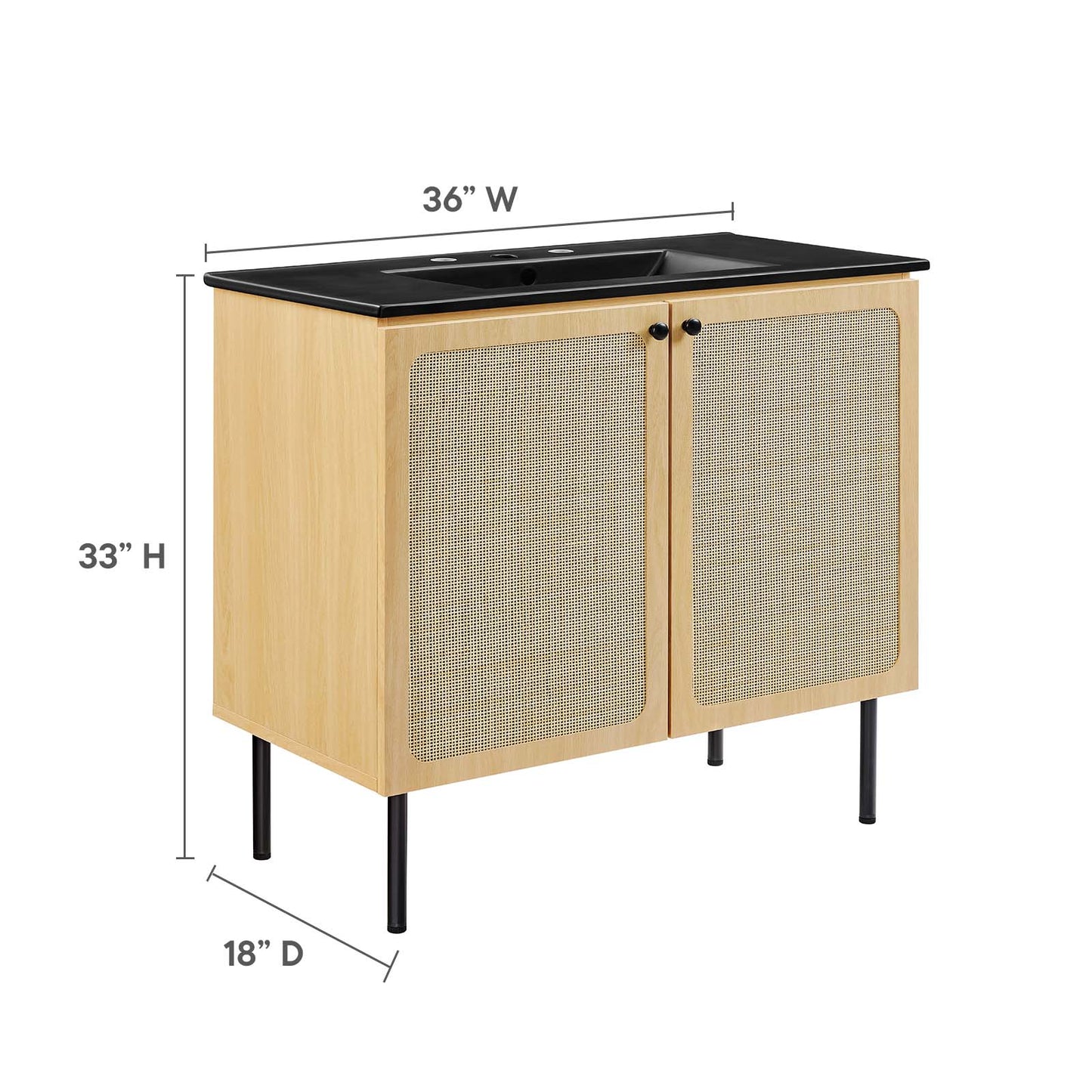 Chaucer 36" Bathroom Vanity By Modway - EEI-6698 | Bathroom Accessories | Modishstore - 26