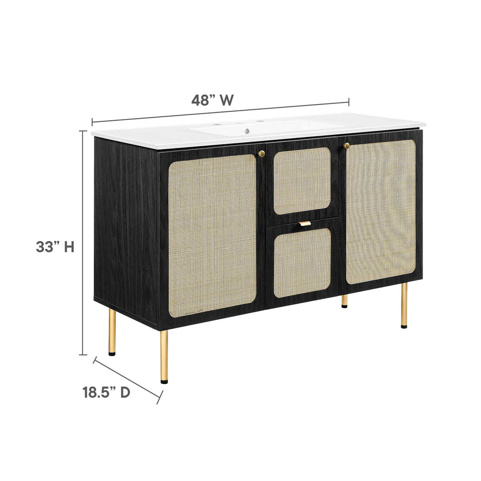 Chaucer 48" Single Sink Bathroom Vanity By Modway - EEI-6699 | Bathroom Accessories | Modishstore - 13