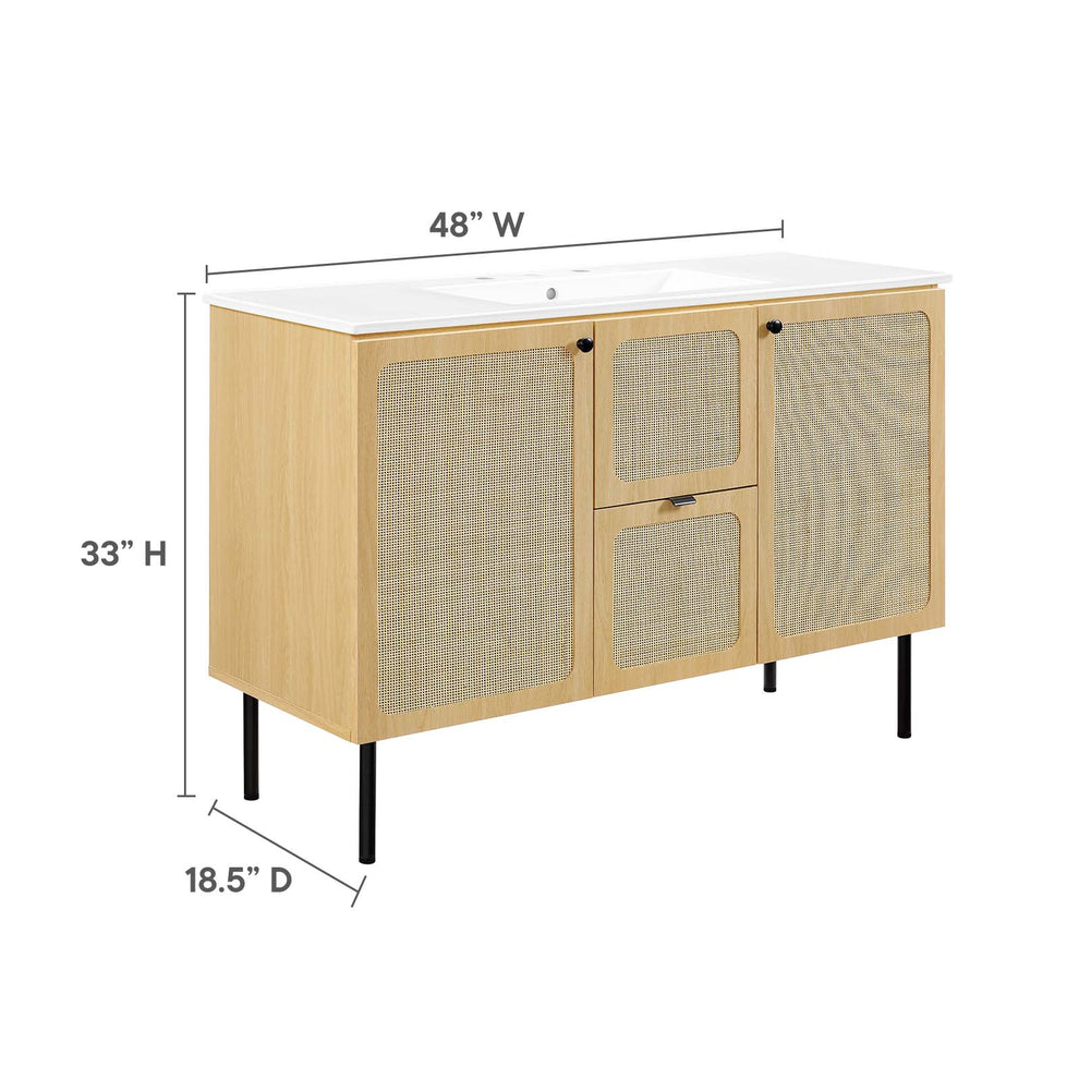 Chaucer 48" Single Sink Bathroom Vanity By Modway - EEI-6699 | Bathroom Accessories | Modishstore - 28