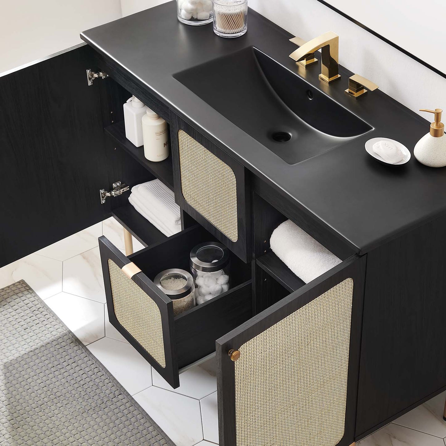 Chaucer 48" Single Sink Bathroom Vanity By Modway - EEI-6700 | Bathroom Accessories | Modishstore - 15