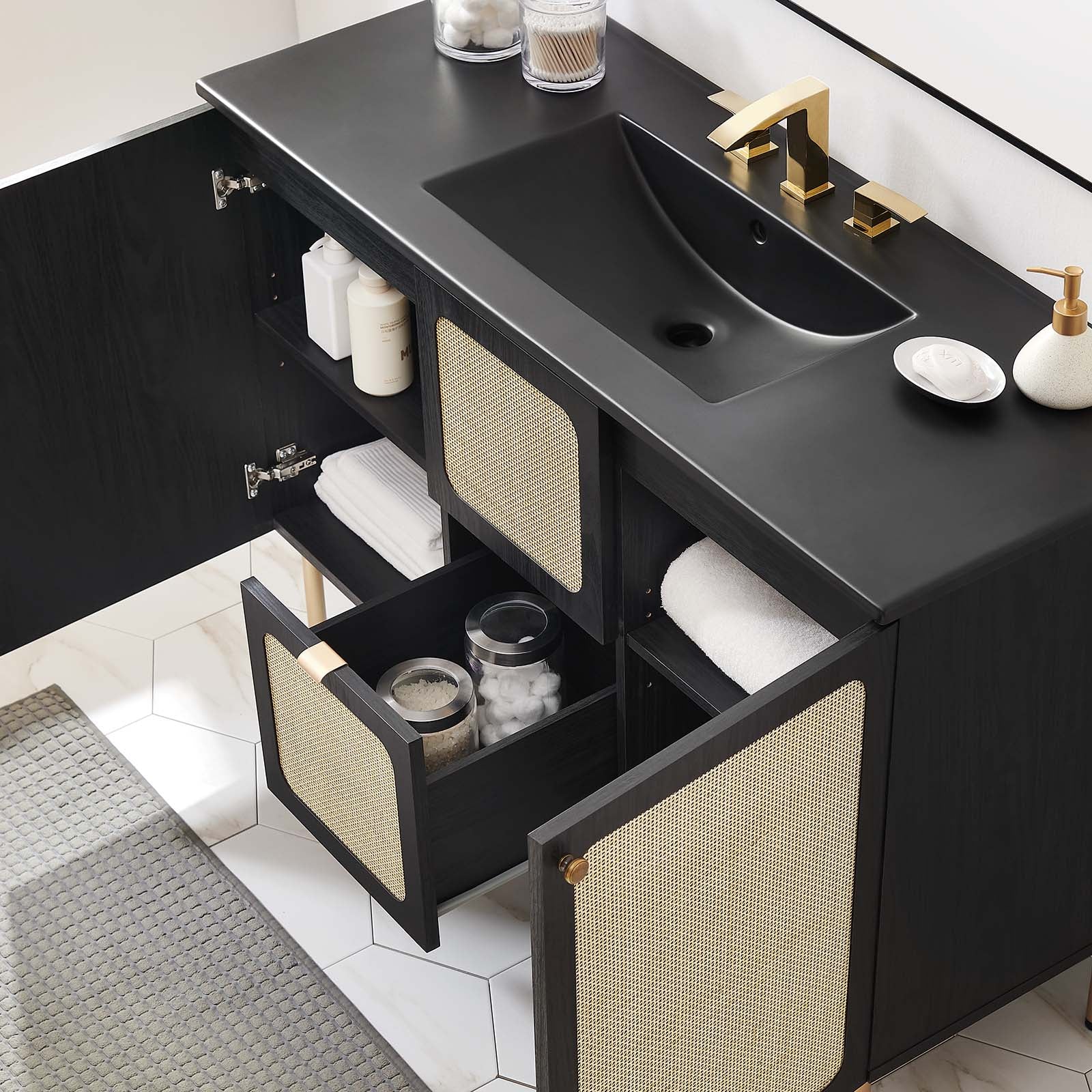 Chaucer 48" Single Sink Bathroom Vanity By Modway - EEI-6700 | Bathroom Accessories | Modishstore - 15