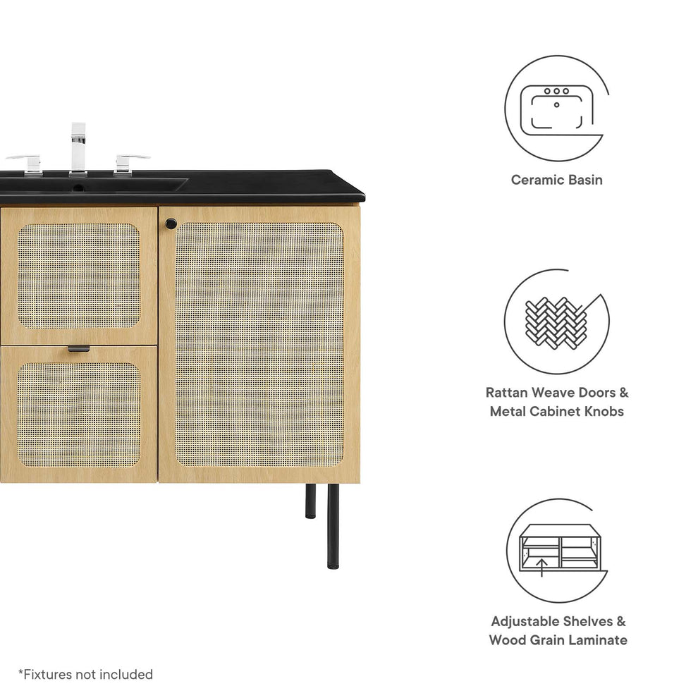 Chaucer 48" Single Sink Bathroom Vanity By Modway - EEI-6700 | Bathroom Accessories | Modishstore - 29