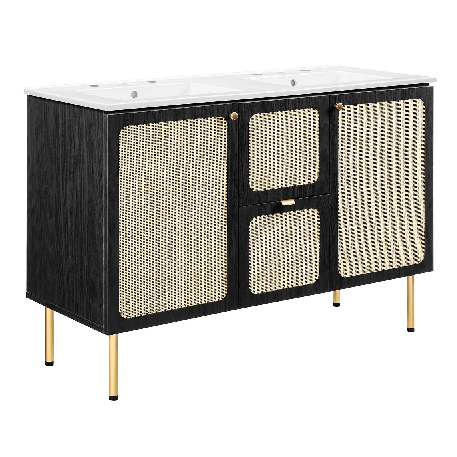 Chaucer 48" Double Sink Bathroom Vanity By Modway - EEI-6701 | Bathroom Accessories | Modishstore - 2