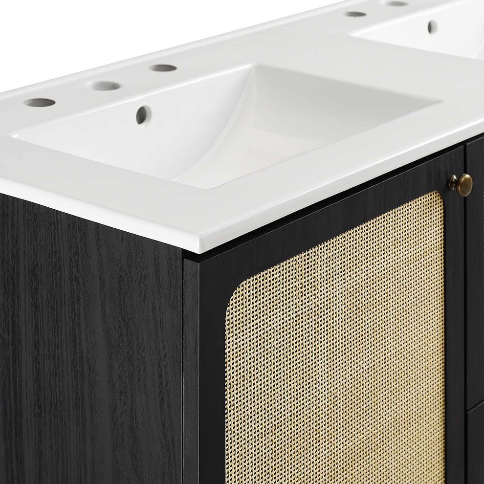 Chaucer 48" Double Sink Bathroom Vanity By Modway - EEI-6701 | Bathroom Accessories | Modishstore - 11