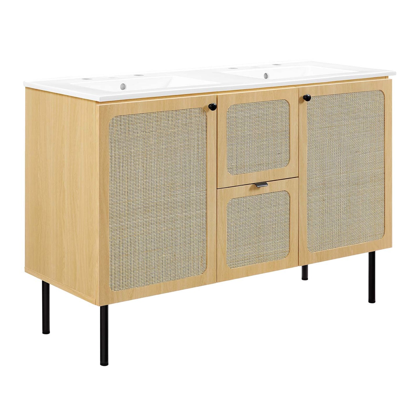 Chaucer 48" Double Sink Bathroom Vanity By Modway - EEI-6701 | Bathroom Accessories | Modishstore - 17
