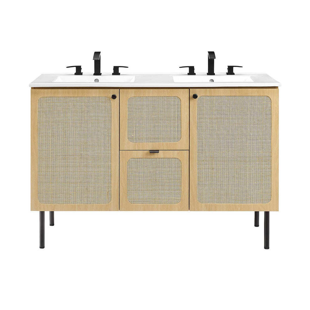 Chaucer 48" Double Sink Bathroom Vanity By Modway - EEI-6701 | Bathroom Accessories | Modishstore - 32