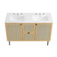 Chaucer 48" Double Sink Bathroom Vanity By Modway - EEI-6701 | Bathroom Accessories | Modishstore - 25