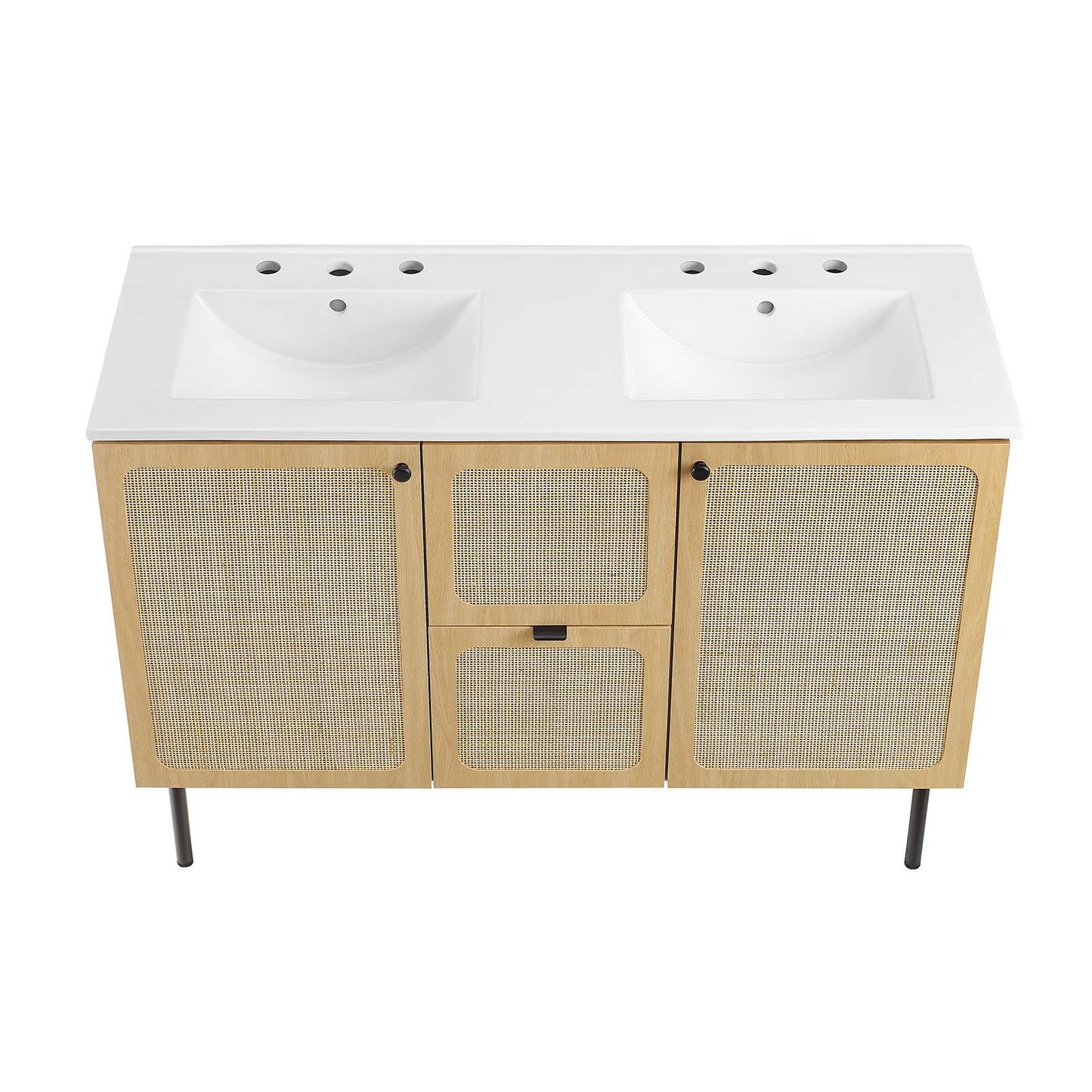 Chaucer 48" Double Sink Bathroom Vanity By Modway - EEI-6701 | Bathroom Accessories | Modishstore - 25