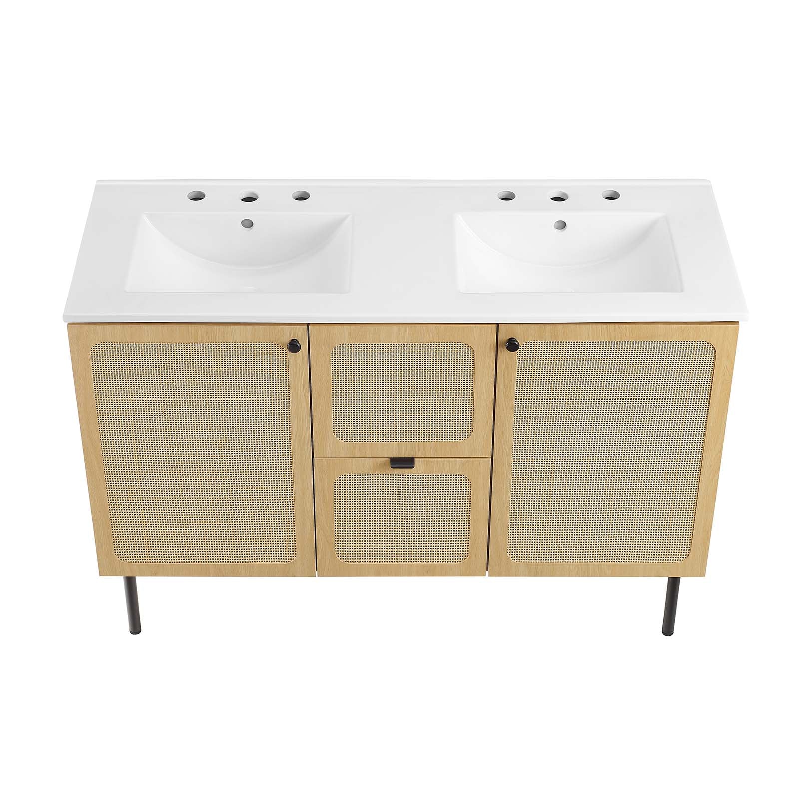 Chaucer 48" Double Sink Bathroom Vanity By Modway - EEI-6701 | Bathroom Accessories | Modishstore - 25