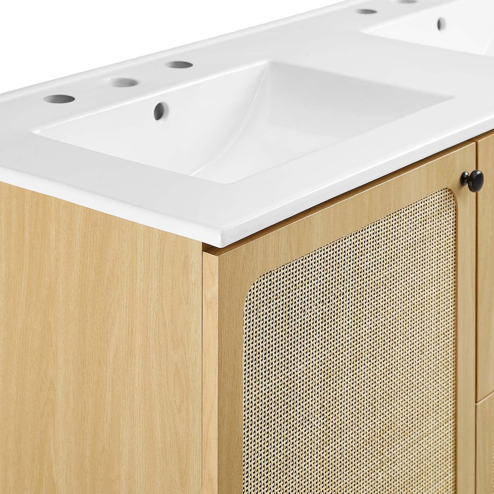 Chaucer 48" Double Sink Bathroom Vanity By Modway - EEI-6701 | Bathroom Accessories | Modishstore - 26