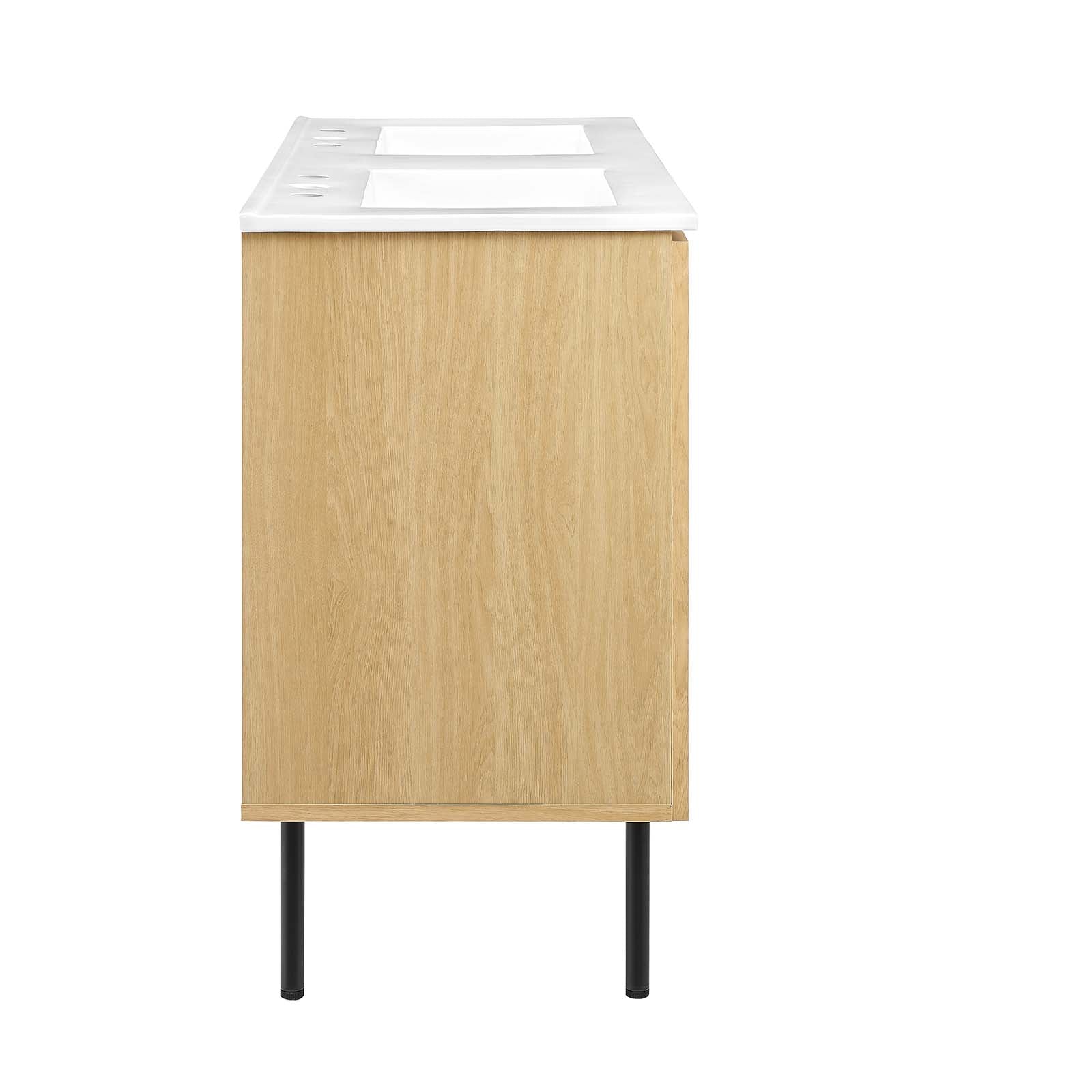 Chaucer 48" Double Sink Bathroom Vanity By Modway - EEI-6701 | Bathroom Accessories | Modishstore - 18