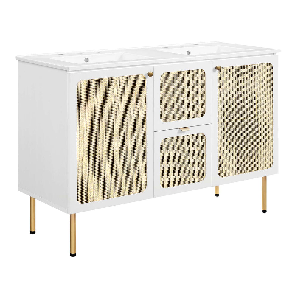 Chaucer 48" Double Sink Bathroom Vanity By Modway - EEI-6701 | Bathroom Accessories | Modishstore - 33