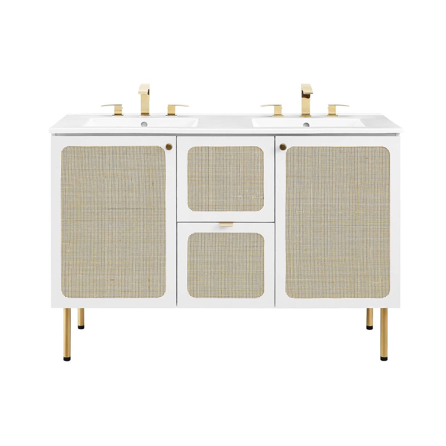 Chaucer 48" Double Sink Bathroom Vanity By Modway - EEI-6701 | Bathroom Accessories | Modishstore - 48