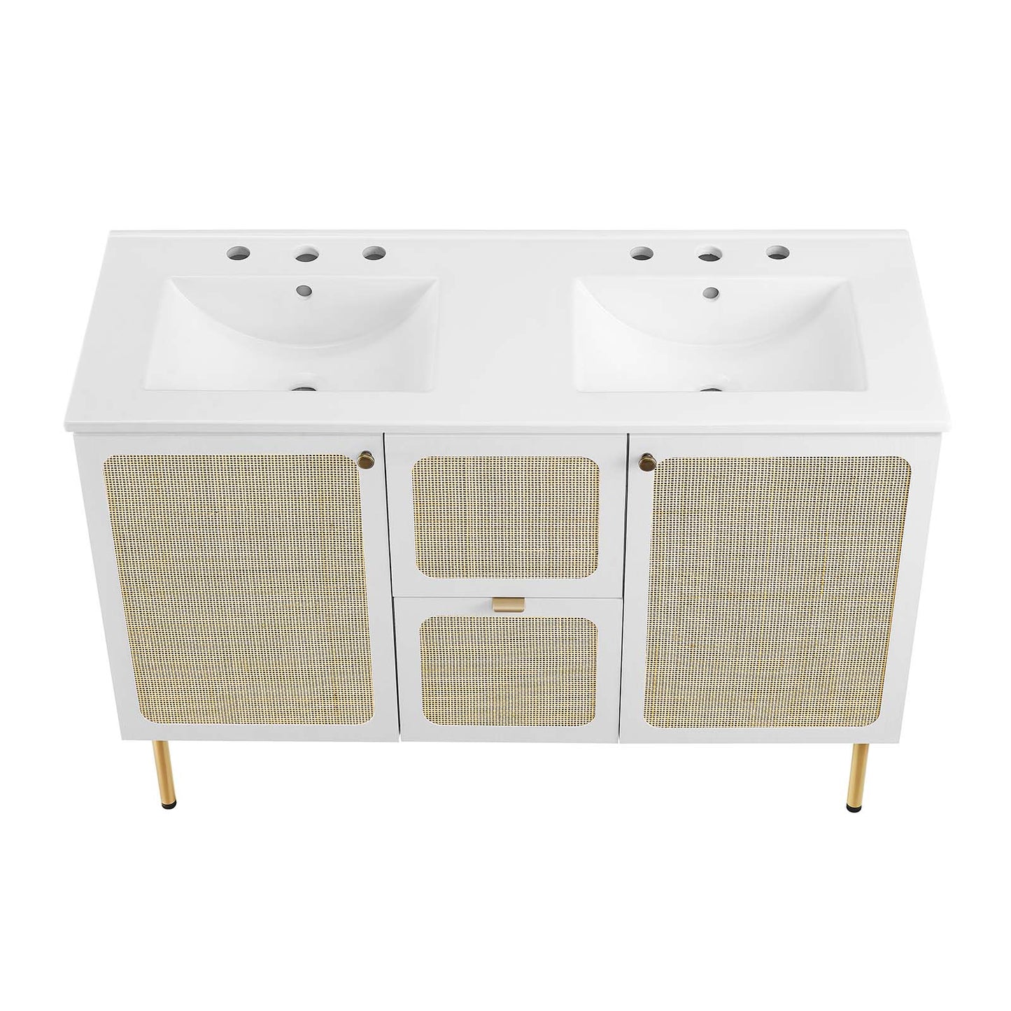 Chaucer 48" Double Sink Bathroom Vanity By Modway - EEI-6701 | Bathroom Accessories | Modishstore - 41