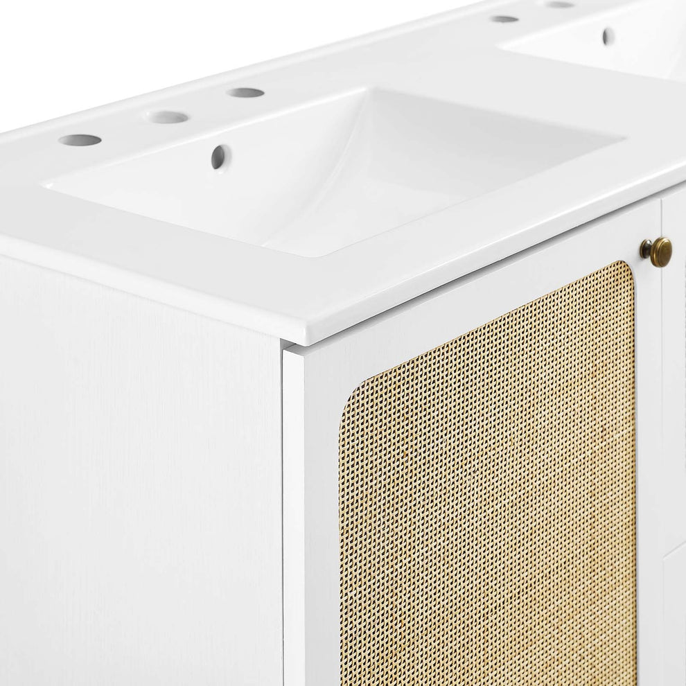 Chaucer 48" Double Sink Bathroom Vanity By Modway - EEI-6701 | Bathroom Accessories | Modishstore - 42