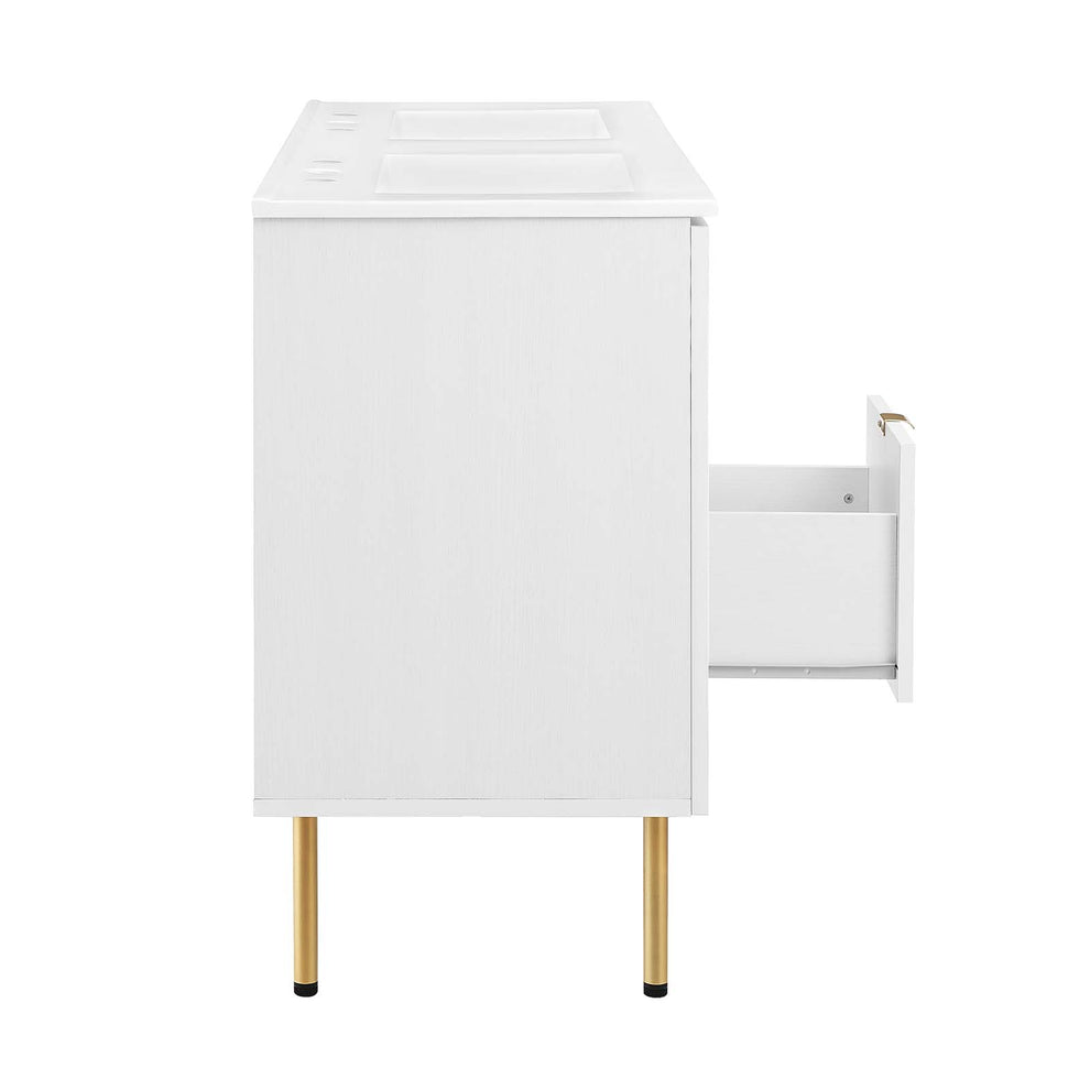 Chaucer 48" Double Sink Bathroom Vanity By Modway - EEI-6701 | Bathroom Accessories | Modishstore - 35