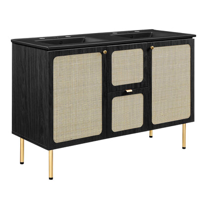 Chaucer 48" Double Sink Bathroom Vanity By Modway - EEI-6702 | Bathroom Accessories | Modishstore - 2