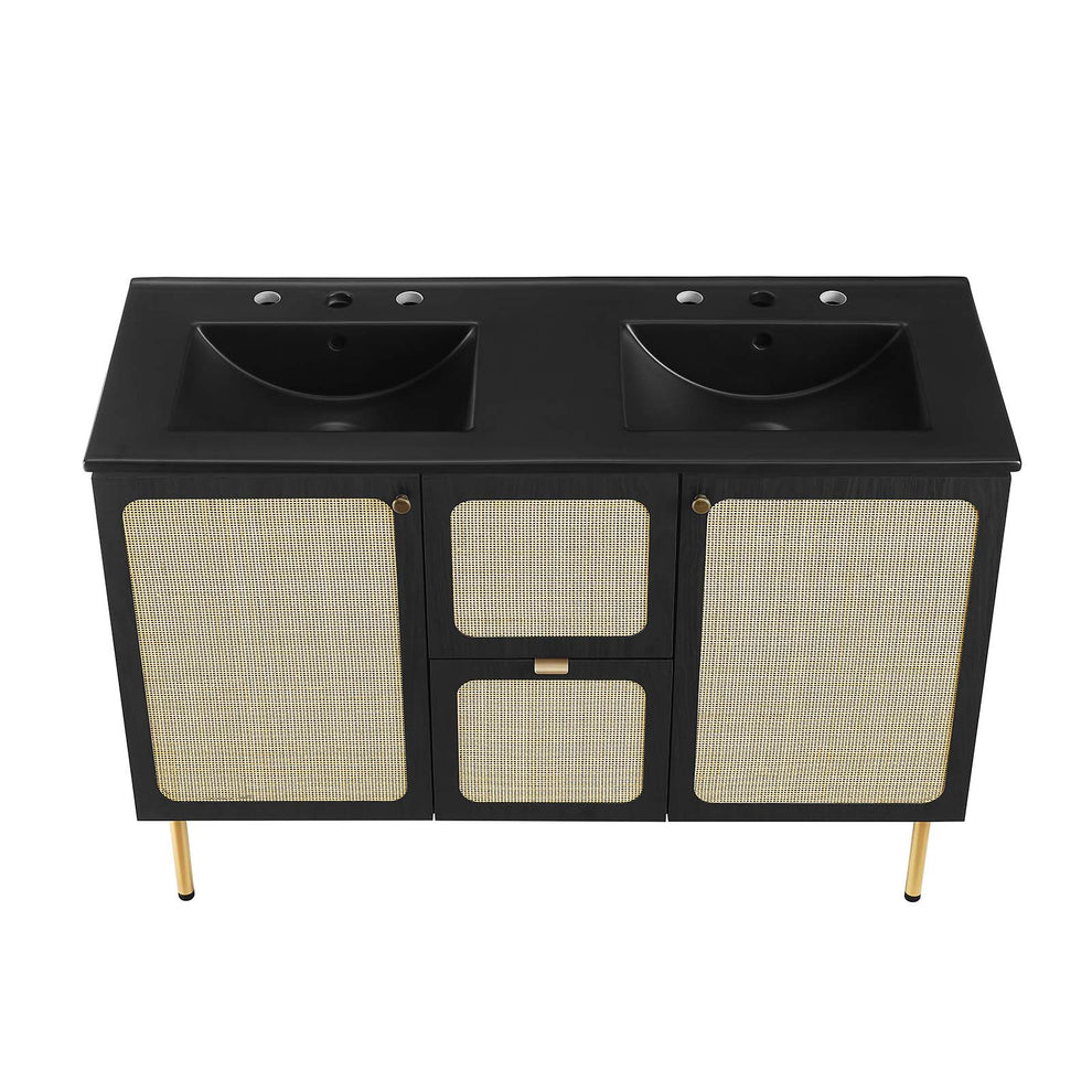 Chaucer 48" Double Sink Bathroom Vanity By Modway - EEI-6702 | Bathroom Accessories | Modishstore - 10