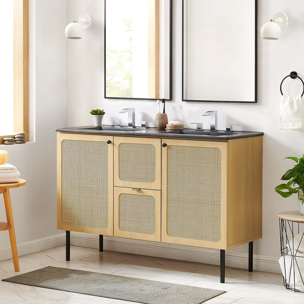 Chaucer 48" Double Sink Bathroom Vanity By Modway - EEI-6702 | Bathroom Accessories | Modishstore - 31