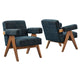 Lyra Fabric Armchair - Set of 2 By Modway - EEI-6704 | Armchairs | Modway - 9