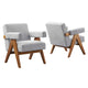 Lyra Fabric Armchair - Set of 2 By Modway - EEI-6704 | Armchairs | Modishstore - 25