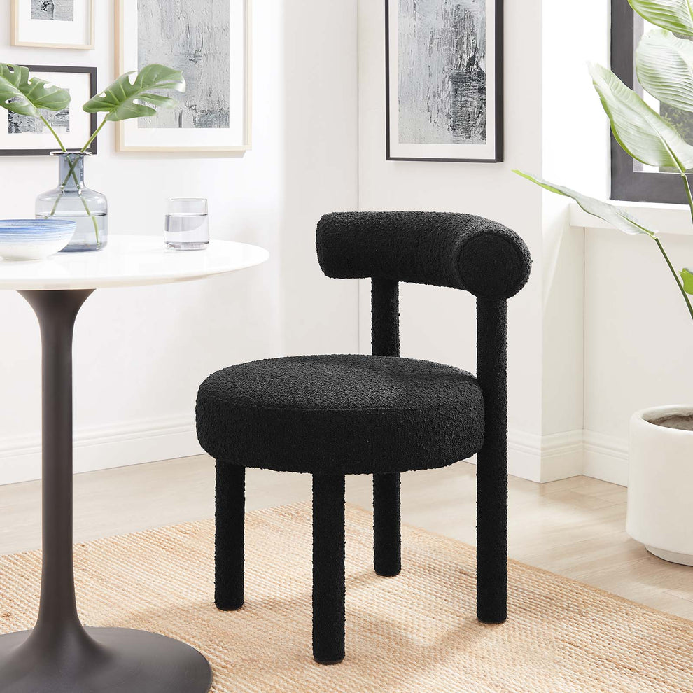 Toulouse Boucle Fabric Dining Chair - Set of 2 By Modway - EEI-6705 | Dining Chairs | Modishstore - 3