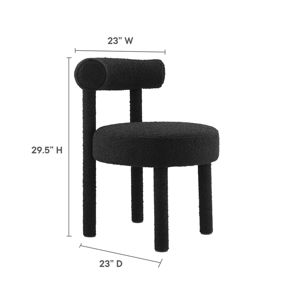 Toulouse Boucle Fabric Dining Chair - Set of 2 By Modway - EEI-6705 | Dining Chairs | Modishstore - 10
