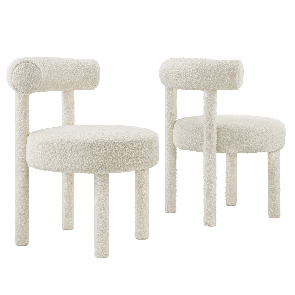 Toulouse Boucle Fabric Dining Chair - Set of 2 By Modway - EEI-6705 | Dining Chairs | Modishstore - 11