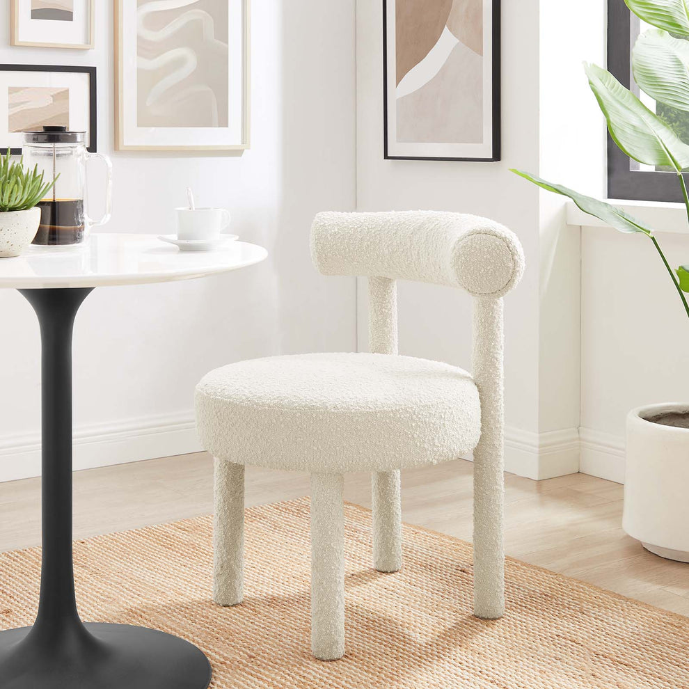 Toulouse Boucle Fabric Dining Chair - Set of 2 By Modway - EEI-6705 | Dining Chairs | Modishstore - 12