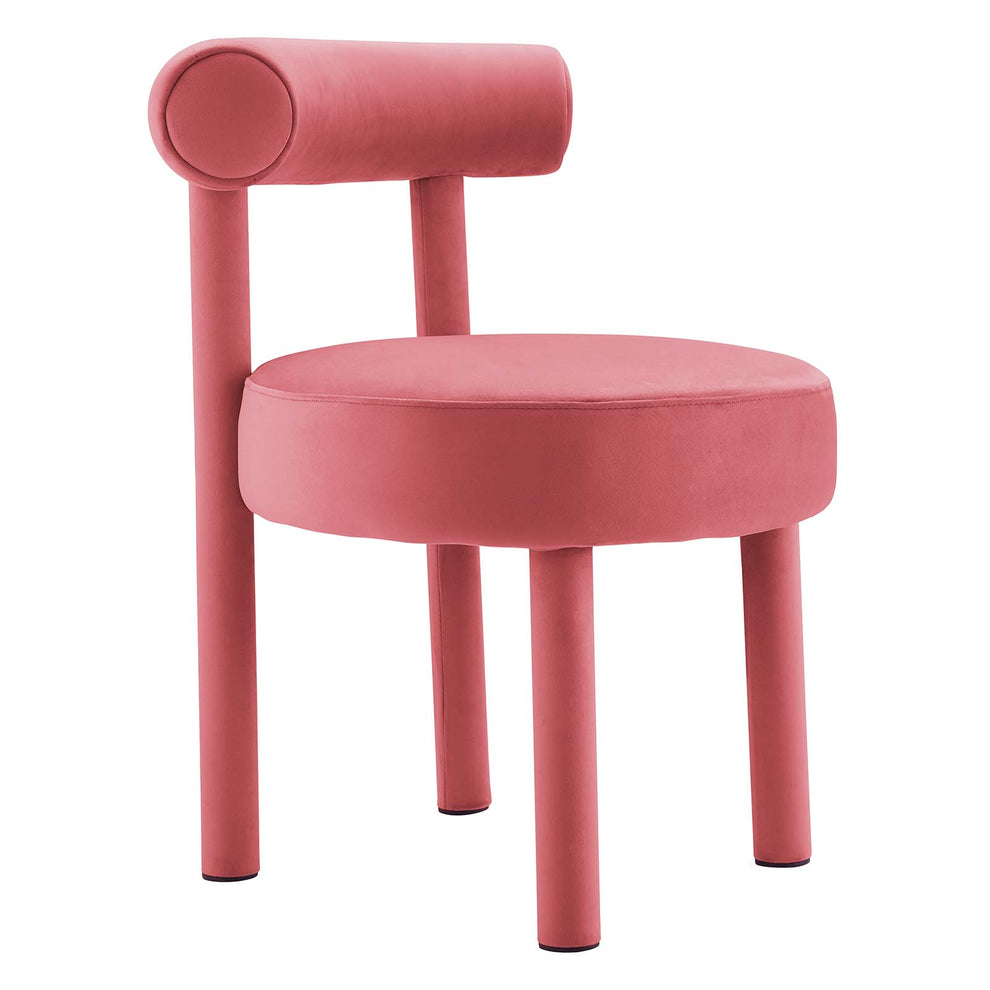 Toulouse Performance Velvet Dining Chair - Set of 2 By Modway - EEI-6706 | Dining Chairs | Modishstore - 4