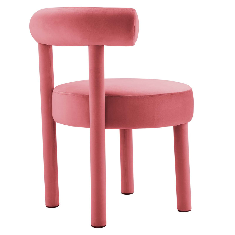 Toulouse Performance Velvet Dining Chair - Set of 2 By Modway - EEI-6706 | Dining Chairs | Modishstore - 6