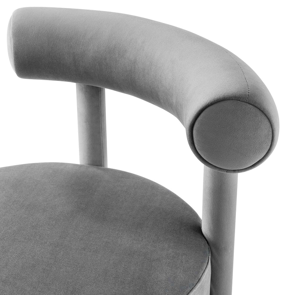 Toulouse Performance Velvet Dining Chair - Set of 2 By Modway - EEI-6706 | Dining Chairs | Modishstore - 18