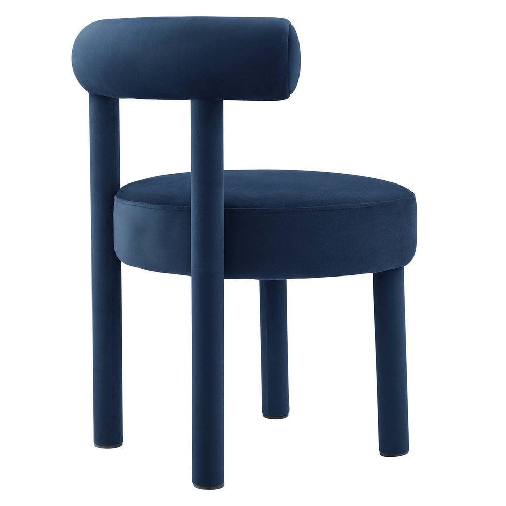 Toulouse Performance Velvet Dining Chair - Set of 2 By Modway - EEI-6706 | Dining Chairs | Modishstore - 26