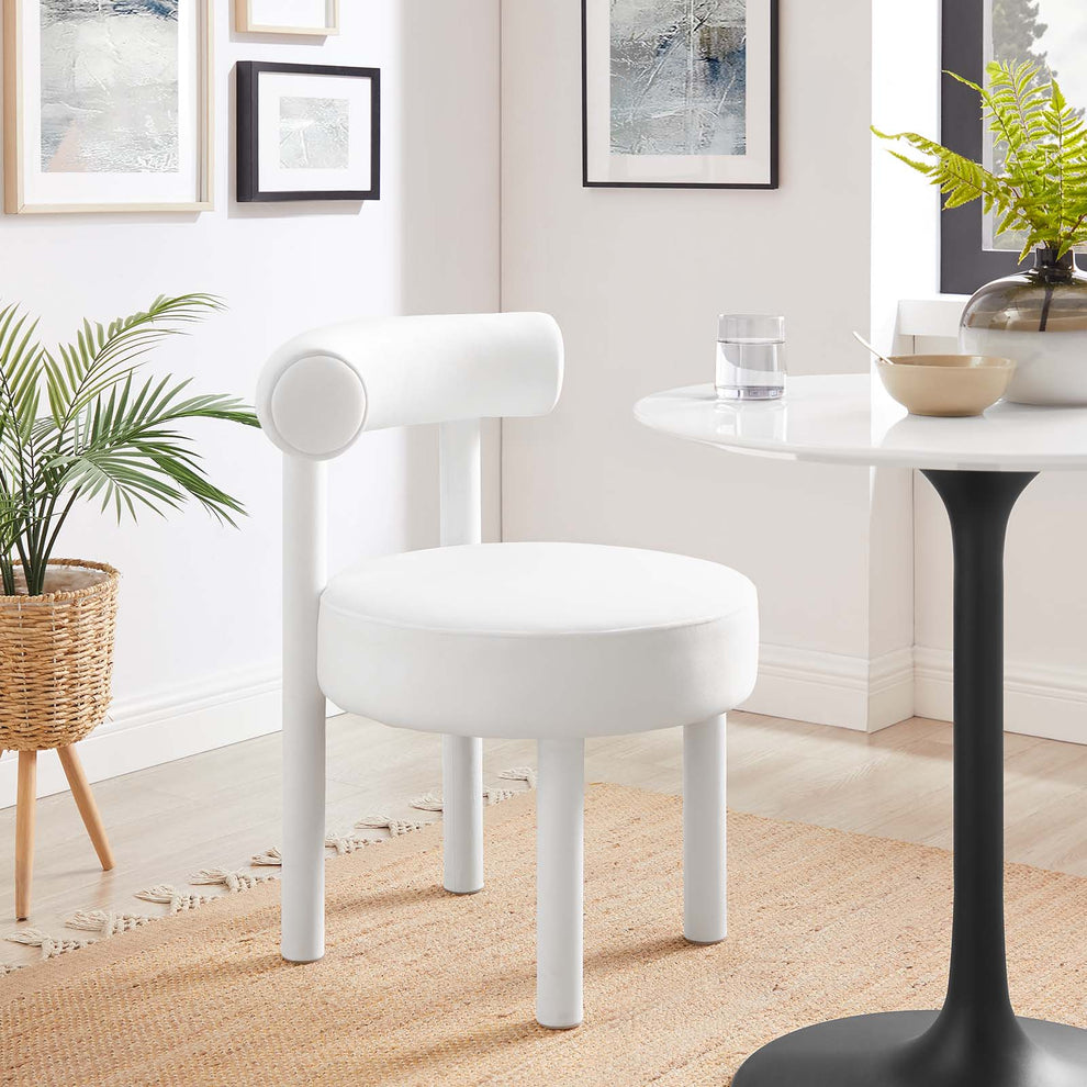 Toulouse Performance Velvet Dining Chair - Set of 2 By Modway - EEI-6706 | Dining Chairs | Modishstore - 32