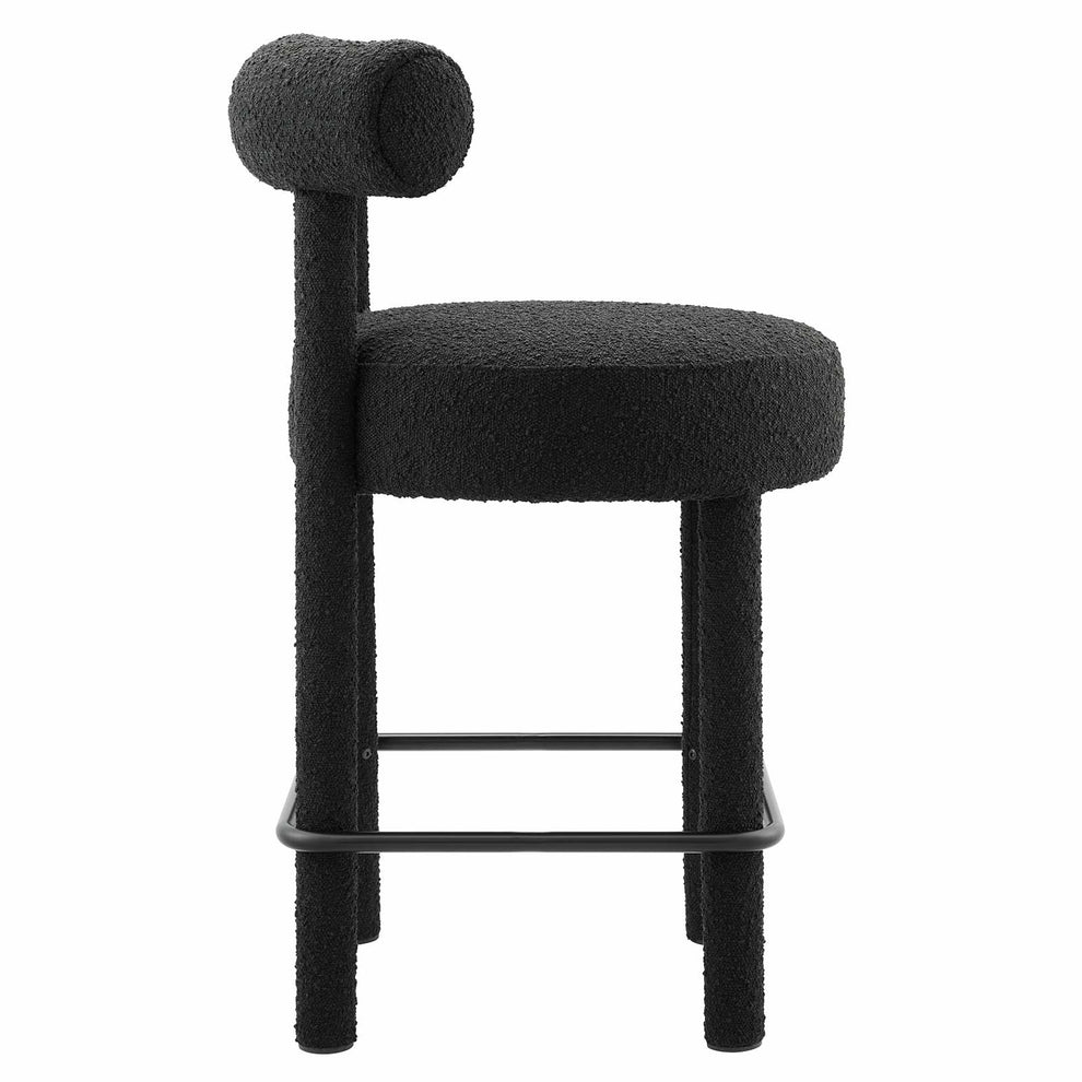 Toulouse Boucle Fabric Counter Stool - Set of 2 By Modway - EEI-6707 | Counter Stools | Modishstore - 5